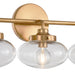 Varaluz - V68113AGB - Three Light Bath Vanity - Harrow - Aged Brass