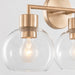 Varaluz - V68841BB - Three Light Bath Vanity - Cortona - Brushed Brass