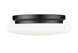 Z-Lite - 1025F12-MB-LED - One Light Flush Mount - Soleil - Matte Black