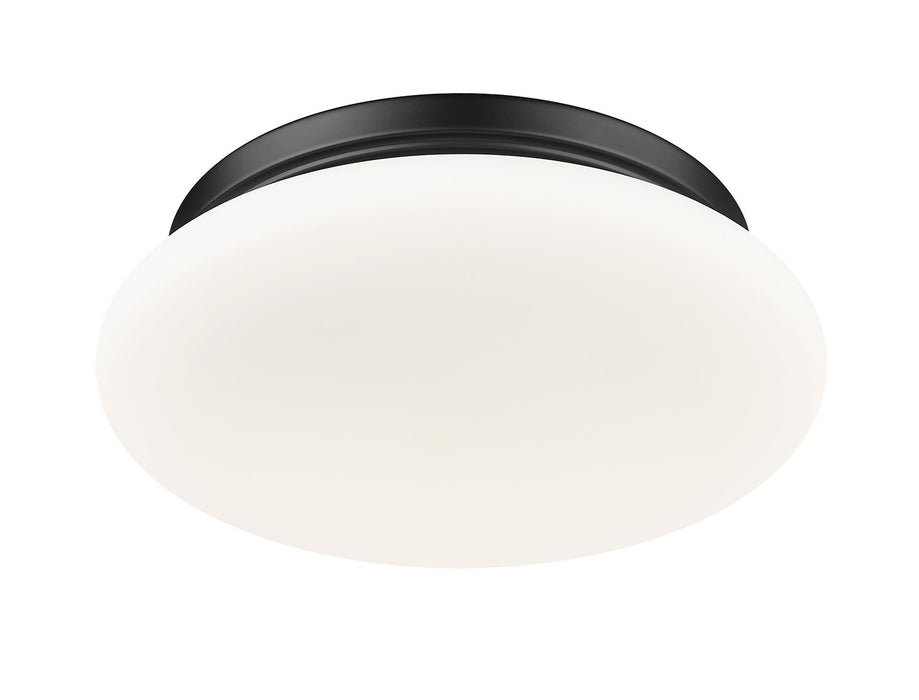 Z-Lite - 1025F12-MB-LED - One Light Flush Mount - Soleil - Matte Black