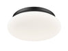 Z-Lite - 1025F12-MB-LED - One Light Flush Mount - Soleil - Matte Black