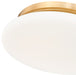 Z-Lite - 1025F12-MGLD-LED - One Light Flush Mount - Soleil - Modern Gold