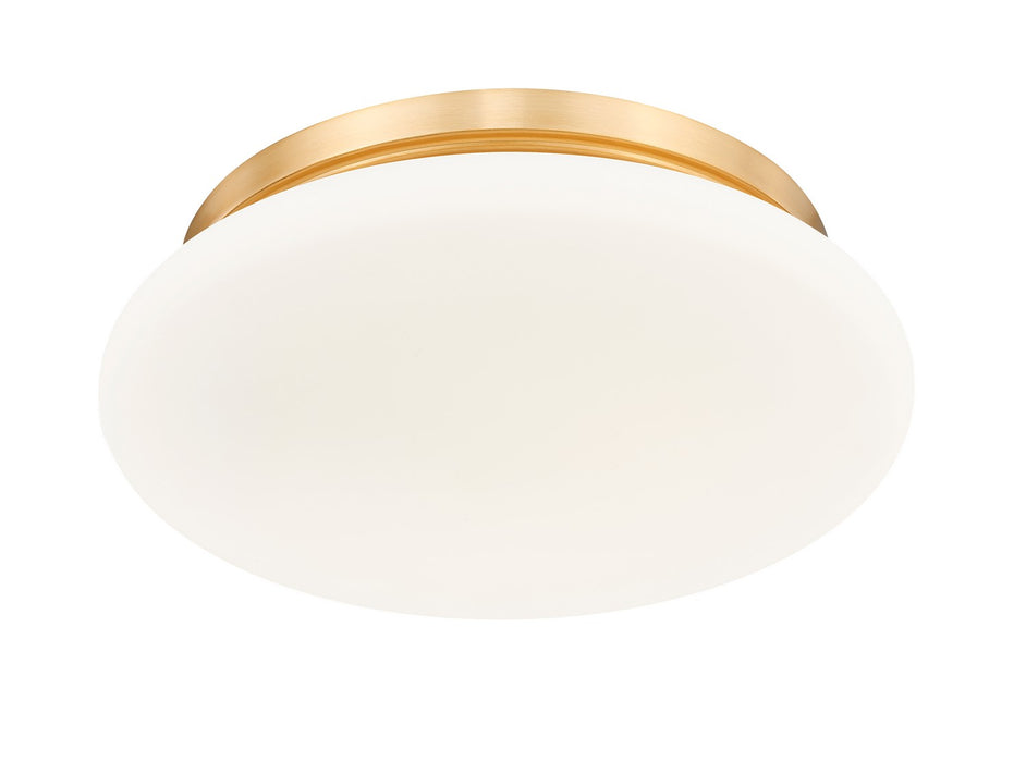 Z-Lite - 1025F12-MGLD-LED - One Light Flush Mount - Soleil - Modern Gold