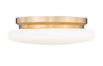 Z-Lite - 1025F12-MGLD-LED - One Light Flush Mount - Soleil - Modern Gold