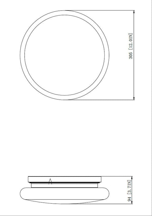 Z-Lite - 1025F12-MGLD-LED - One Light Flush Mount - Soleil - Modern Gold
