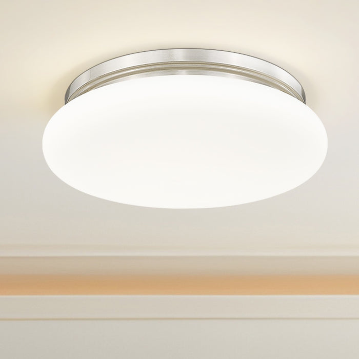 Z-Lite - 1025F16-BN-LED - One Light Flush Mount - Soleil - Brushed Nickel