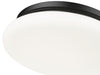 Z-Lite - 1025F16-MB-LED - One Light Flush Mount - Soleil - Matte Black
