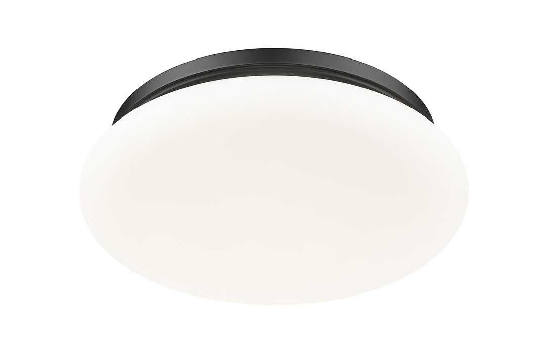 Z-Lite - 1025F16-MB-LED - One Light Flush Mount - Soleil - Matte Black