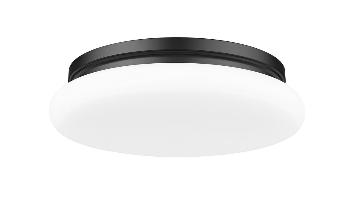 Z-Lite - 1025F16-MB-LED - One Light Flush Mount - Soleil - Matte Black