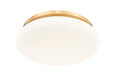 Z-Lite - 1025F16-MGLD-LED - One Light Flush Mount - Soleil - Modern Gold