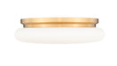 Z-Lite - 1025F16-MGLD-LED - One Light Flush Mount - Soleil - Modern Gold