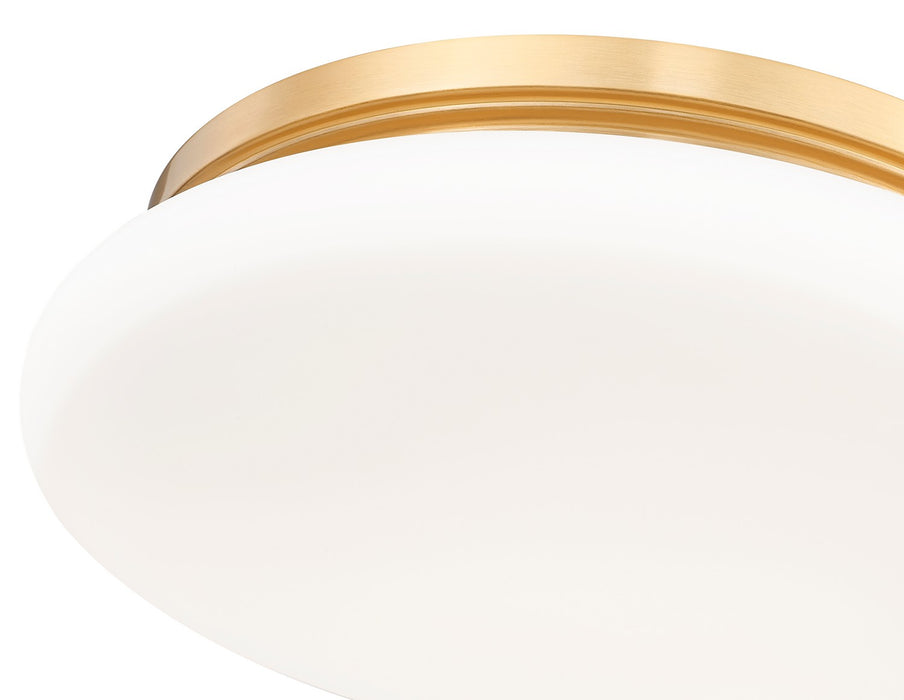 Z-Lite - 1025F16-MGLD-LED - One Light Flush Mount - Soleil - Modern Gold