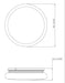 Z-Lite - 1025F16-MGLD-LED - One Light Flush Mount - Soleil - Modern Gold