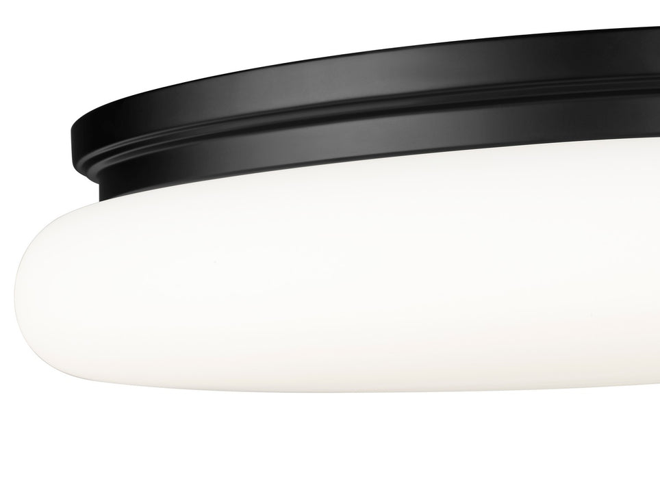 Z-Lite - 1025F20-MB-LED - One Light Flush Mount - Soleil - Matte Black