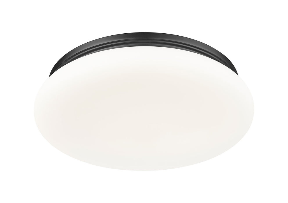 Z-Lite - 1025F20-MB-LED - One Light Flush Mount - Soleil - Matte Black