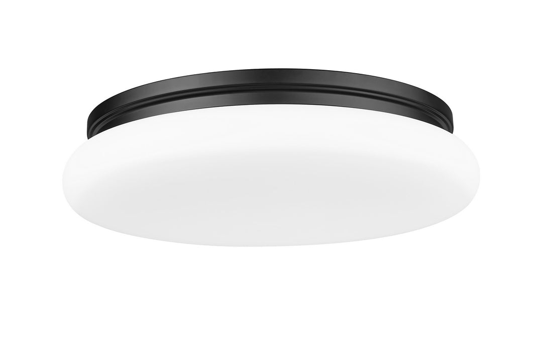 Z-Lite - 1025F20-MB-LED - One Light Flush Mount - Soleil - Matte Black
