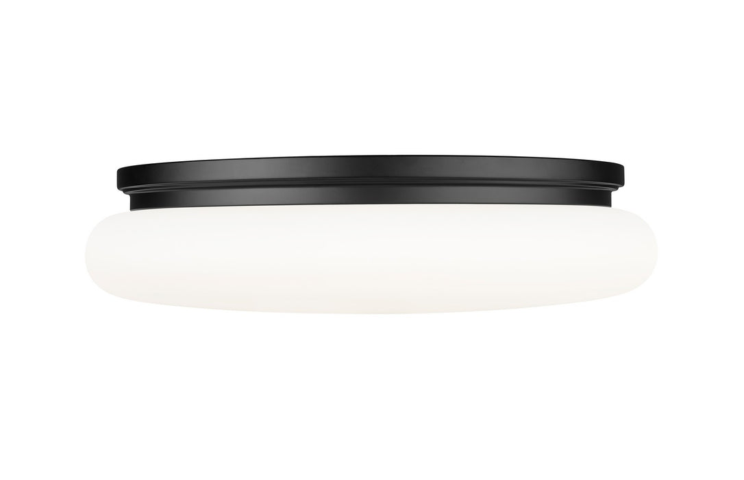 Z-Lite - 1025F20-MB-LED - One Light Flush Mount - Soleil - Matte Black