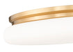Z-Lite - 1025F20-MGLD-LED - One Light Flush Mount - Soleil - Modern Gold