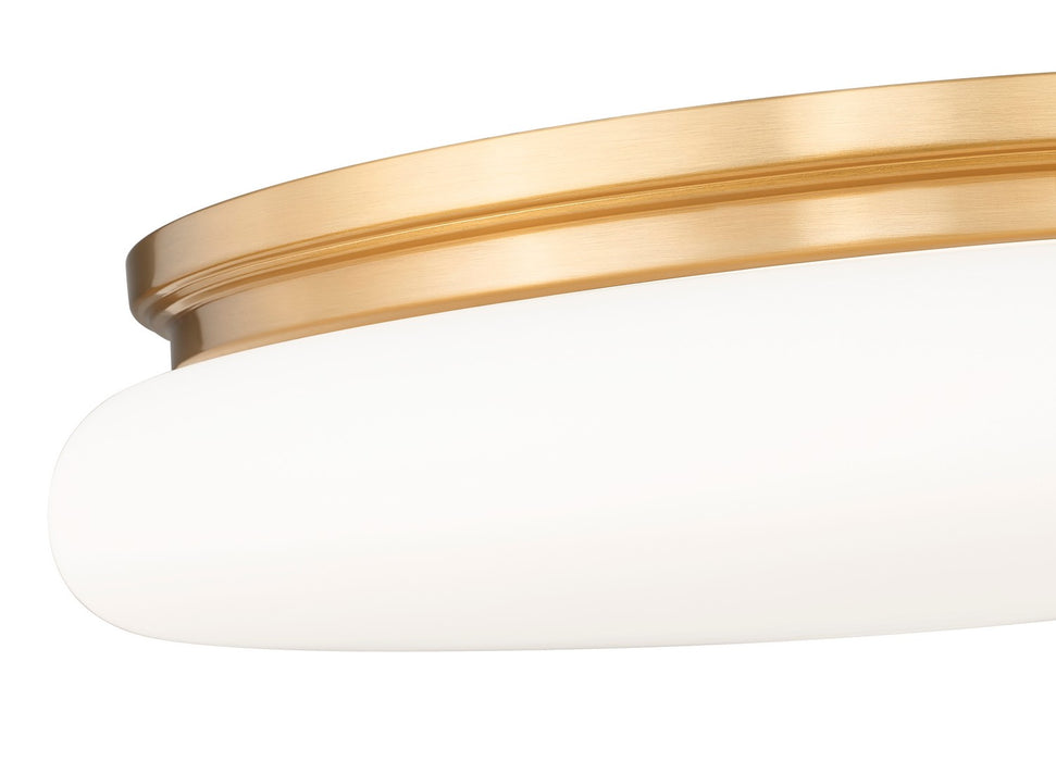 Z-Lite - 1025F20-MGLD-LED - One Light Flush Mount - Soleil - Modern Gold