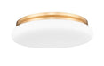 Z-Lite - 1025F20-MGLD-LED - One Light Flush Mount - Soleil - Modern Gold