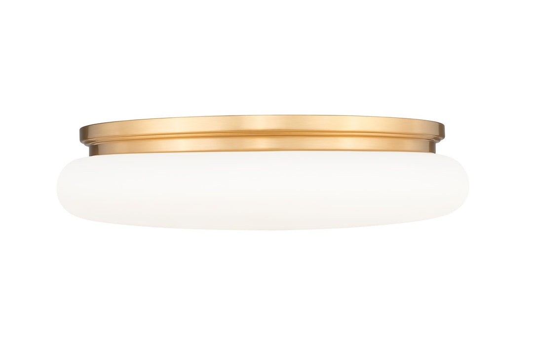 Z-Lite - 1025F20-MGLD-LED - One Light Flush Mount - Soleil - Modern Gold