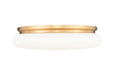 Z-Lite - 1025F20-MGLD-LED - One Light Flush Mount - Soleil - Modern Gold