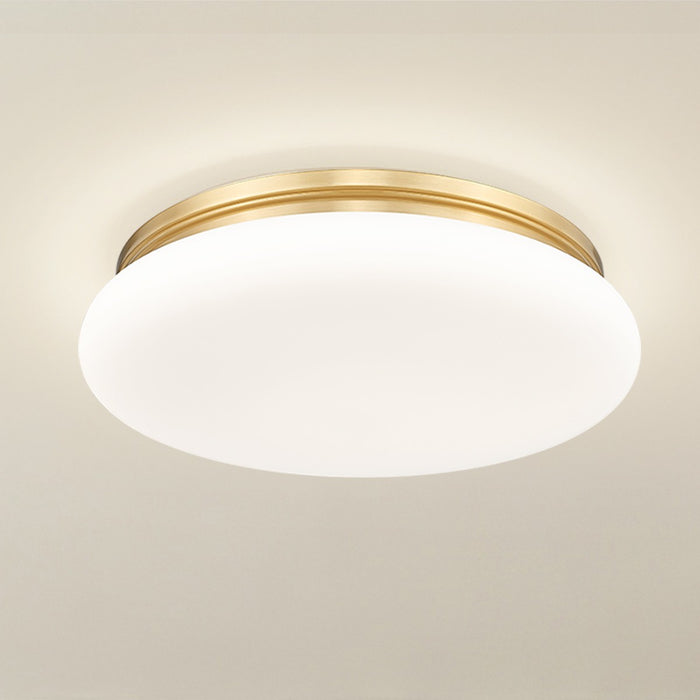 Z-Lite - 1025F20-MGLD-LED - One Light Flush Mount - Soleil - Modern Gold