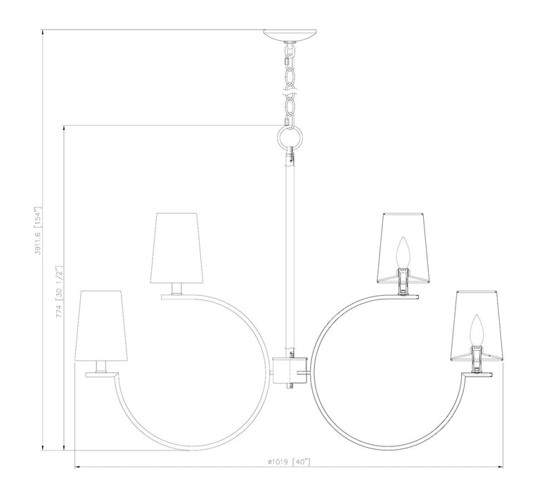 Z-Lite - 2016-10MB - Ten Light Chandelier - Cordelia - Matte Black
