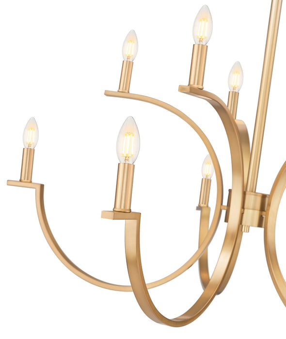 Z-Lite - 2016-10MGLD - Ten Light Chandelier - Cordelia - Modern Gold