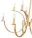 Z-Lite - 2016-10MGLD - Ten Light Chandelier - Cordelia - Modern Gold
