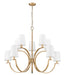 Z-Lite - 2016-10MGLD - Ten Light Chandelier - Cordelia - Modern Gold