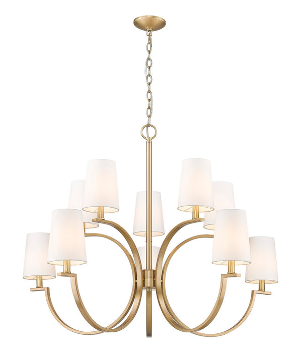 Z-Lite - 2016-10MGLD - Ten Light Chandelier - Cordelia - Modern Gold