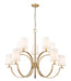 Z-Lite - 2016-10MGLD - Ten Light Chandelier - Cordelia - Modern Gold