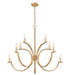 Z-Lite - 2016-10MGLD - Ten Light Chandelier - Cordelia - Modern Gold