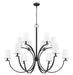 Z-Lite - 2016-12MB - 12 Light Chandelier - Cordelia - Matte Black
