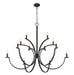 Z-Lite - 2016-12MB - 12 Light Chandelier - Cordelia - Matte Black