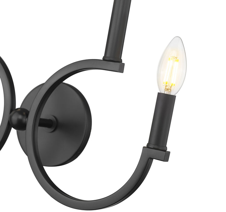Z-Lite - 2016-4S-MB - Four Light Wall Sconce - Cordelia - Matte Black