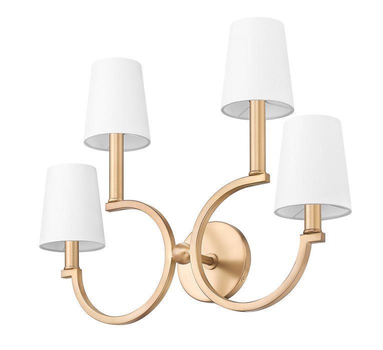 Z-Lite - 2016-4S-MGLD - Four Light Wall Sconce - Cordelia - Modern Gold