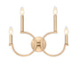 Z-Lite - 2016-4S-MGLD - Four Light Wall Sconce - Cordelia - Modern Gold