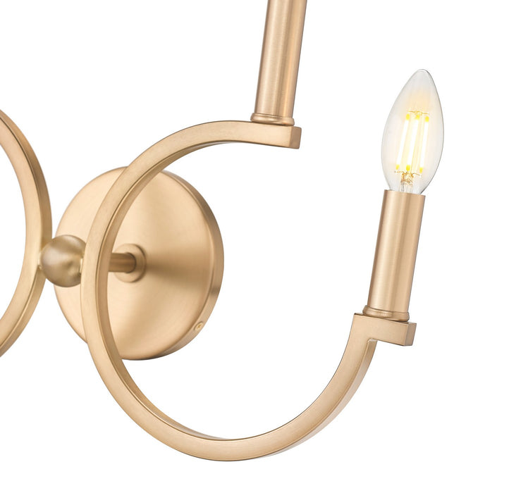 Z-Lite - 2016-4S-MGLD - Four Light Wall Sconce - Cordelia - Modern Gold