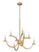Z-Lite - 2016-8MGLD - Eight Light Chandelier - Cordelia - Modern Gold