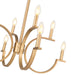 Z-Lite - 2016-8MGLD - Eight Light Chandelier - Cordelia - Modern Gold