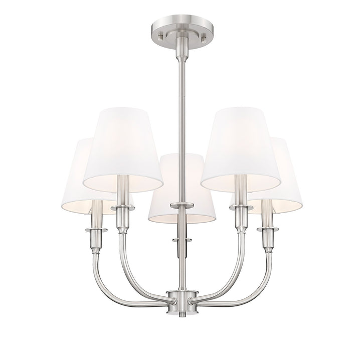 Z-Lite - 3049-18C-BN - Five Light Chandelier - Tova - Brushed Nickel