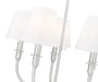 Z-Lite - 3049-18C-BN - Five Light Chandelier - Tova - Brushed Nickel