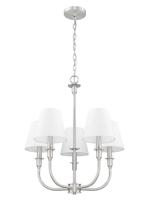 Z-Lite - 3049-18C-BN - Five Light Chandelier - Tova - Brushed Nickel