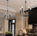 Z-Lite - 3049-18C-MB - Five Light Chandelier - Tova - Matte Black