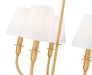 Z-Lite - 3049-18C-RB - Five Light Chandelier - Tova - Rubbed Brass