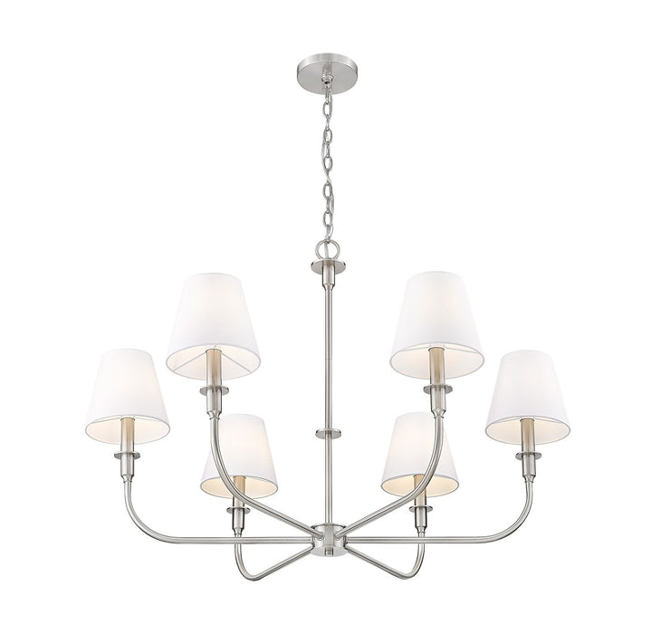 Z-Lite - 3049-32BN - Six Light Chandelier - Tova - Brushed Nickel