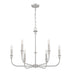 Z-Lite - 3049-32BN - Six Light Chandelier - Tova - Brushed Nickel