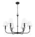 Z-Lite - 3049-32MB - Six Light Chandelier - Tova - Matte Black